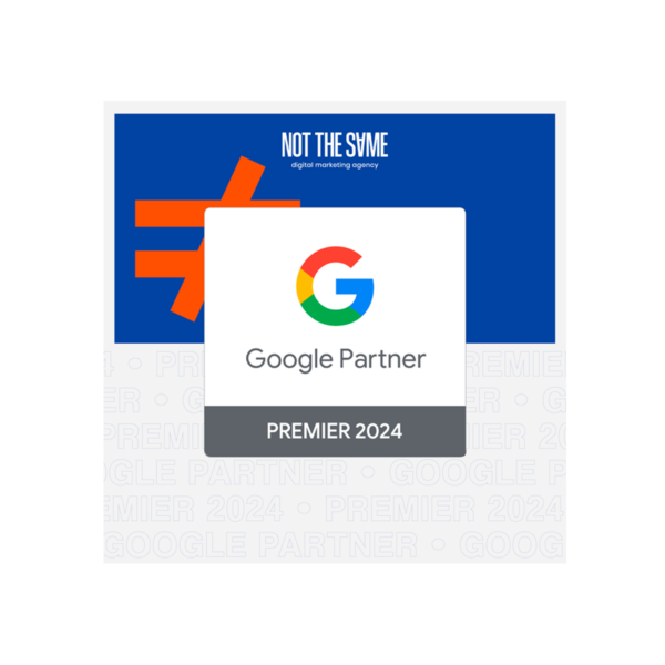 Not The Same - Google Premier Partner 2024